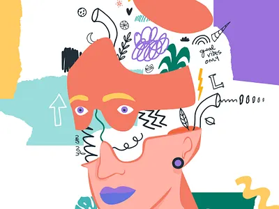 Mental Health Day design female illustration illustrator mentalhealth