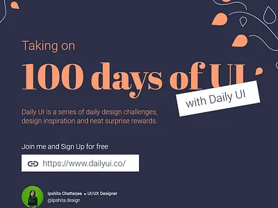 Starting 100 days of UI app branding design illustration practice ui uidesign user interface web webdesign website