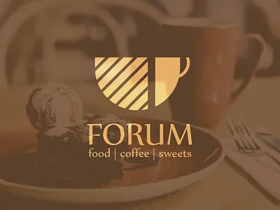 FORUM food|coffee|sweets coffee coffee cup cup design dinner food food and drinks forum forums graphicdesigner hungry logo logos pizza restourant sweet sweets