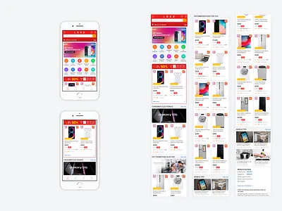 UI/UX Homepage Ecommerce Mobile/App design ecommerce mobile app mobile apps ui uiuxdesign ux uxdesign