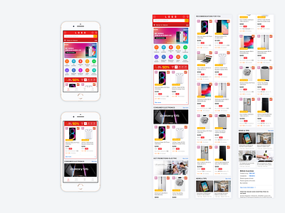 UI/UX Homepage Ecommerce Mobile/App design ecommerce mobile app mobile apps ui uiuxdesign ux uxdesign