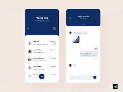 Message App activity adobe xd android app chat chatbot chatting creative design em em design idea ios message messaging minimal social trend ui ux