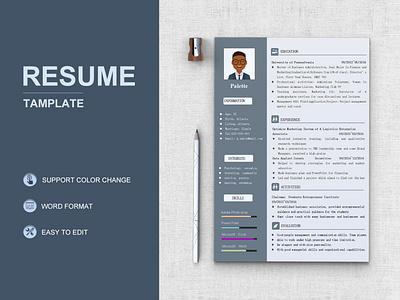 High-Quality Resume business cv freedom resume template word