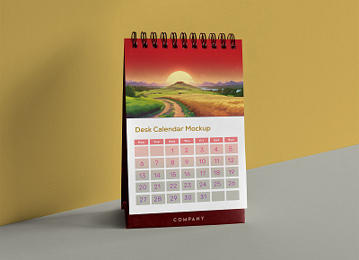 Free Table / Desk Calendar Mockup PSD calendar mockup desk calendar mockup free download free mockup free psd freebie mock up mockup mockup psd psd psd mockup table calendar mockup