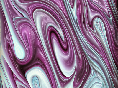 Mixture glitch digital art 3d fluid