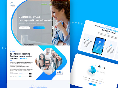 Imparo Online - Website and UX & UI Platform e learning marketing platform ui ux uxuidesign webdesign website