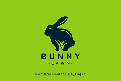 BunnyLawn Logo branding brandingdesign bunny clean concept conceptual design creative agency creative design creative logo design fresh design icon illustration lawn logo logo vector logodesign minimal minimalist trendy