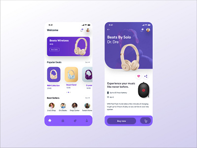 Beats Audio concept audio app beats behance checkout ecommerce illustraion netguru shopping ui ui8 uidesign uiux uplabs