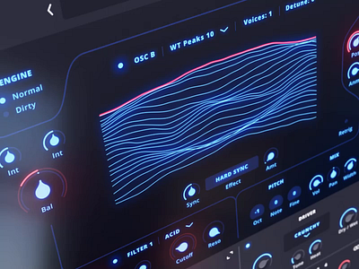 Sub7 Wavetable animation audio knobs oscillator synth wavetable