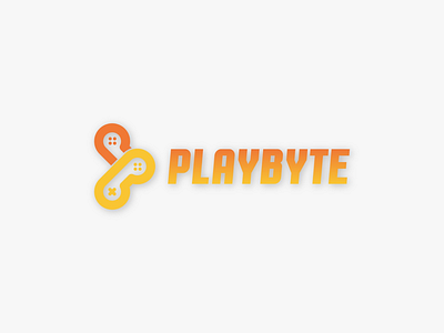 Playbyte Logo Concept app app icon gamepad gaming graphic design illustrator logo logo design logomark play play button