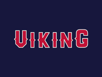 VIKING branding clean esport identity illustration mark mascot mascot logo minimal scandinavia sports sports logo team type type design typography ukraine vector viking vikings