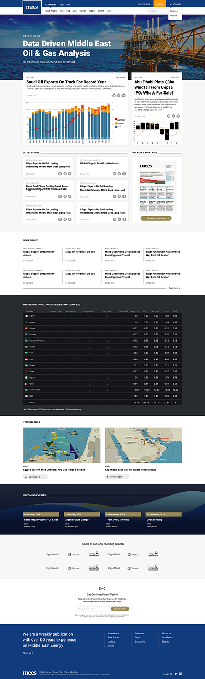 News Subscription Website mockup news website subscription website design