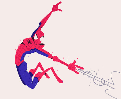 Spidey 3! action comic comics fan art hero jump marvel pose spider spider man spiderman spidey swing web