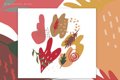 Autumn Colored composition invitation