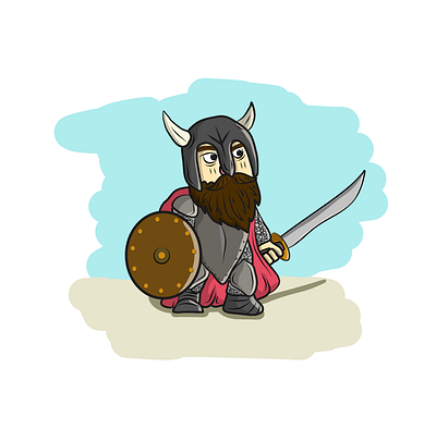 Viking of valour artist artwork cartoon character character design characterdesign chart design freelance fun graphic illustration knight viking