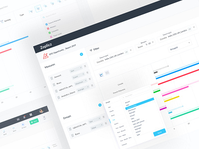 Report Builder for Analytics Ui analytics chart crm minimal ui