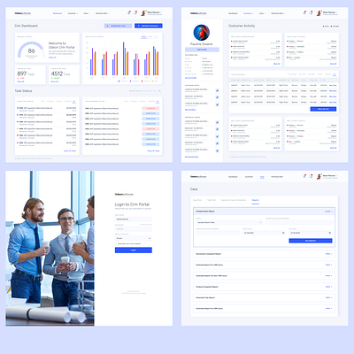 Customer Relationship Management v.2 app b2c crm flight travel ui ux web