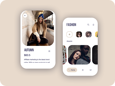 E commerce app design ui ux