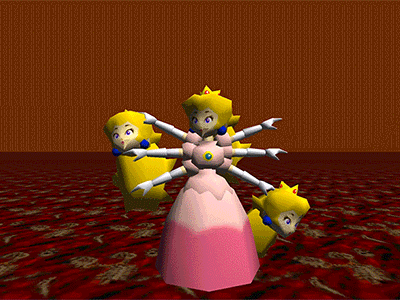 Peach Twist animation head heads mario peach princess peach spin unity unity 3d