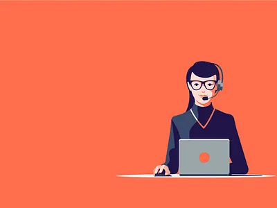 Dialog business character construction digital folioart illustration limited colour peter greenwood vector