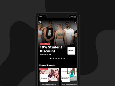 Dark Mode Exploration animation app design card dark mode exploration explore page ios13 uiux uiuxdesign