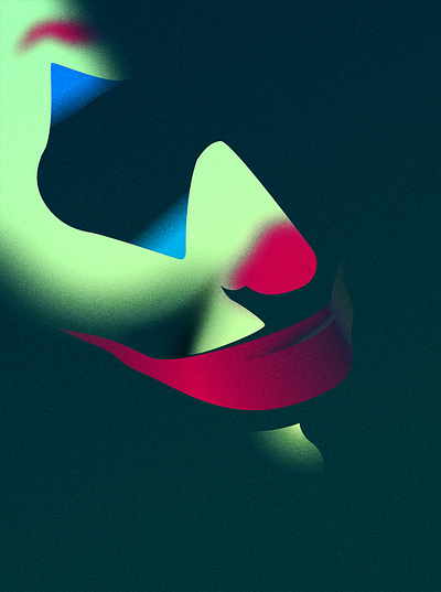 Joker affinitydesigner art deco batman dc gotham illustraion joker texture vector