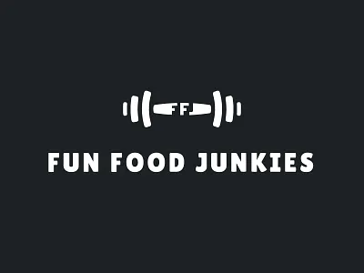 Logo Concept for a Fitness Corporation blackandwhite butrition dailylogochallenge design diet dumbbell exercise fitness food gym illustrator logo logochallenge minimal minimalist logo simple typography