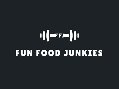 Logo Concept for a Fitness Corporation blackandwhite butrition dailylogochallenge design diet dumbbell exercise fitness food gym illustrator logo logochallenge minimal minimalist logo simple typography