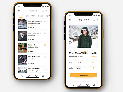 Mobile app - Fashion E-commerce app app design application clothes e comerce fashion mobile mobile app mobile app design mobile design mobile ui shop store ui ux