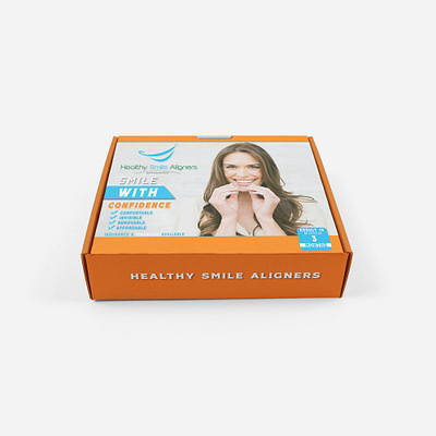 Healthy Smile Aligners adobe photoshop design packing