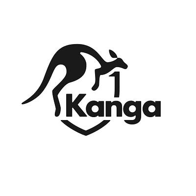 Kanga Logo branding design graphic design icon illustration illustrator kangaroo logo logodesign logotype typography vector