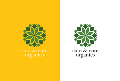 care & cure organics branding design environment environment art farm food green logo logo design logodesign logos marketing minimal organic typography vector