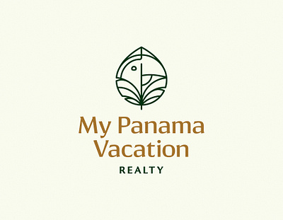 My Panama Vacation Realty Logo beach logo logodesign vacation vector