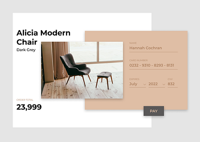 Credit Card Checkout | DailyUI 002 002 app dailyui design ui ux