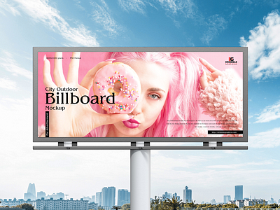Free City Outdoor Billboard Mockup For Advertisement billboard billboard mockup branding download font free free mockup freebie hoarding mockup identity logo mock up mockup mockup free mockup psd mockups print psd stationery template