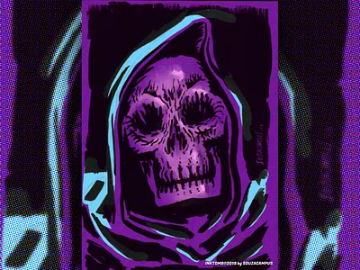 INKTOMB #000 comics halloween horror horror art illustration ink inktober inktober2019 inktomb poster zombie