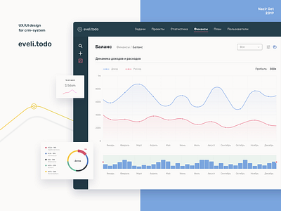 crm-system "eveli.todo" chart crm dashboard design ui uidesign ux uxdesign web webdesign