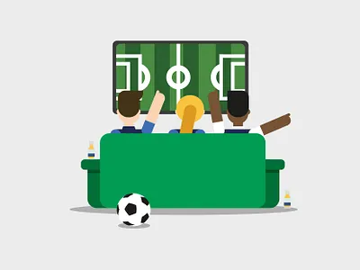 WORLD CUP art characters colors design drawing flat football illustration illustration art illustrator living room tv vector worldcup
