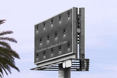 Furniture Billboard billboard branding clean design design furniture furniture design graphicdesign marketing texture