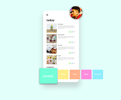 trendz app app design food food and drink food app snacks