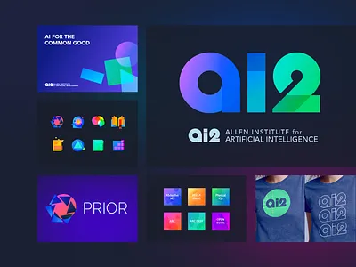 Basic Shapes Presentation Set artificial intelligence brand geometric icon icons identity illustration logo presentation