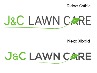J&C Lawn Care (proposal 2) adobe illustrator branding design graphic design icon icon design logo logo design logo design concept typography
