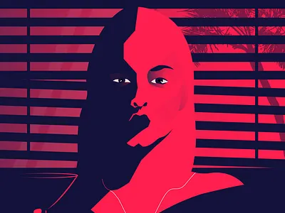 A Pirate Gaze character design draw dribbble flat illustration illustrator red sketch vector