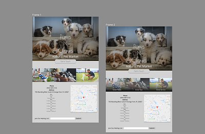 Paws N Claws Redesign design figma redesign web website