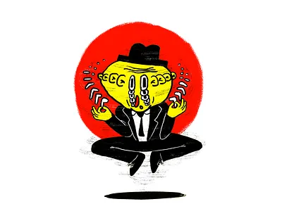 Ska music trip apple music drawing earplugs headphones illustration illustration art illustration design illustrator music music art musician red spotify yellow