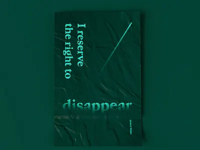 Are You In Love? 3d blue c4d corona design green illustration illustrator james james blake jamesblake octane paper poster postermock render texture vector