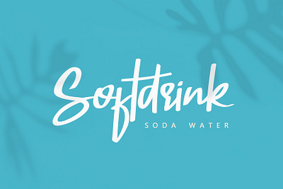 Soft Drink Typeface brush lettering brushtype design font fonts free font free fonts lettering art minimalism typeface typography