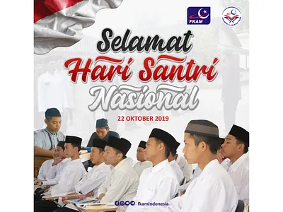 Hari Santri Nasional poster design