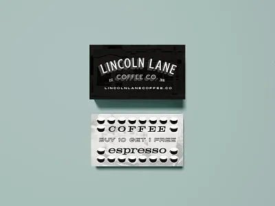 LLCC Loyalty Card card coffee espresso loyalty