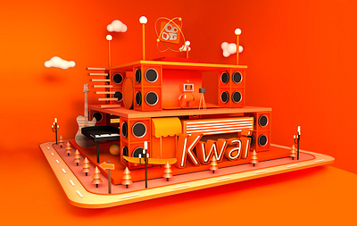 应用商店背景图 3d art c4d 卡通形象